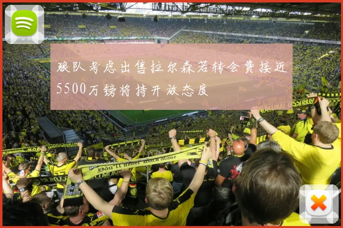狼队考虑出售拉尔森若转会费接近5500万镑将持开放态度